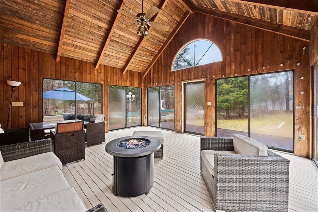 211 Cherry Street Bridgewater, MA 02324 - Photo 32 of 39 a room with furniture and a large window