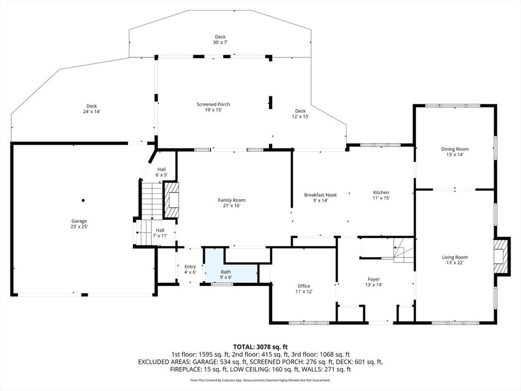 211 Cherry Street Bridgewater, MA 02324 - Photo 36 of 39 a picture of floor plan