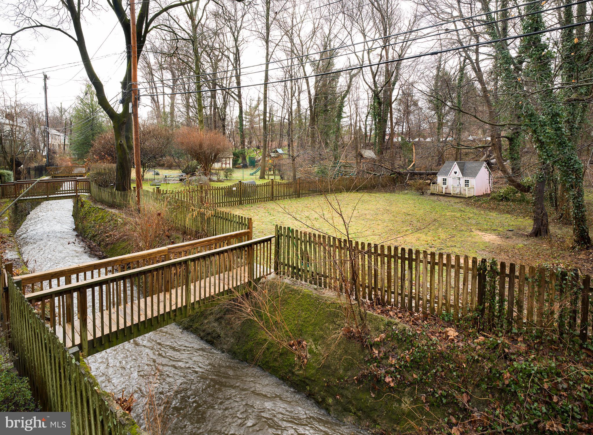 54 Allandale Road Wynnewood, PA 19096 - Photo 23 of 25 bridgewalk to larger portion of back yard