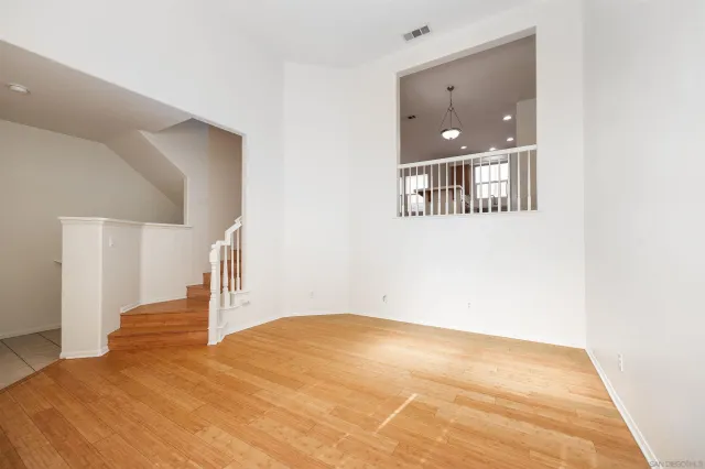 a view of empty room