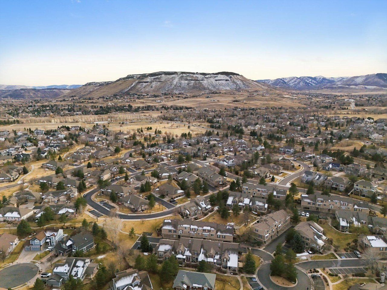 6227 Secrest Lane Arvada, CO 80403 - Photo 35 of 47 an aerial view of residential house and green space