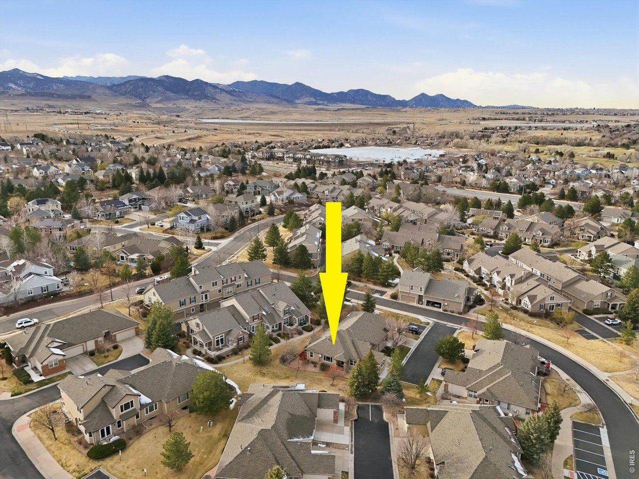 6227 Secrest Lane Arvada, CO 80403 - Photo 37 of 47 an aerial view of residential house and an outdoor space