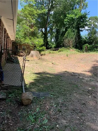 a view of outdoor space and yard