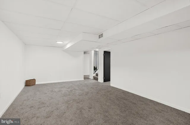 a view of an empty room