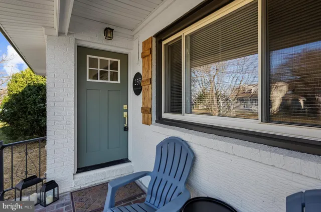 a view of a house with a porch