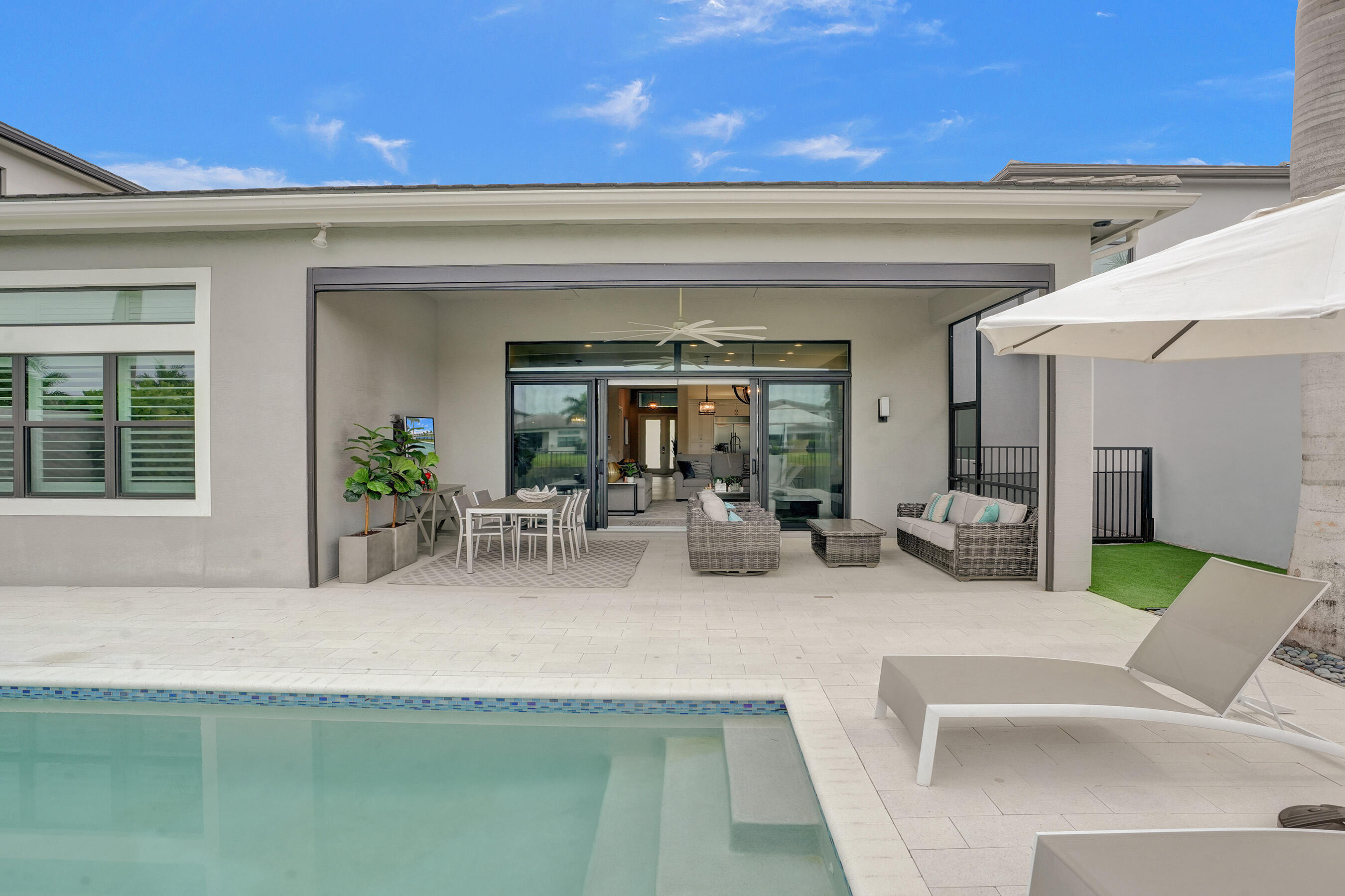 9052 Chauvet Way Boca Raton, FL 33496 - Photo 41 of 59 a view of living room with furniture and a potted plant