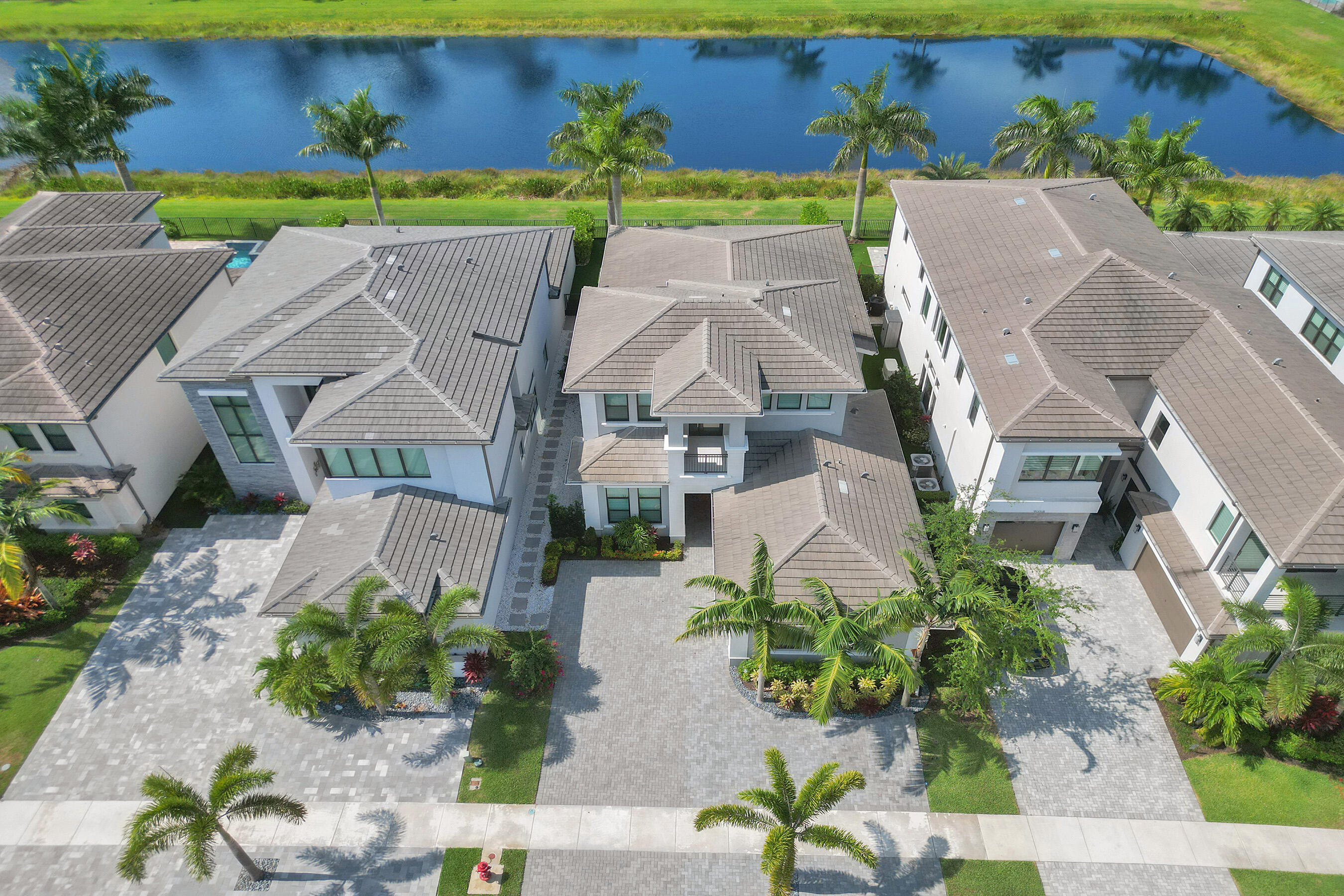 9052 Chauvet Way Boca Raton, FL 33496 - Photo 57 of 59 an aerial view of a house with a yard