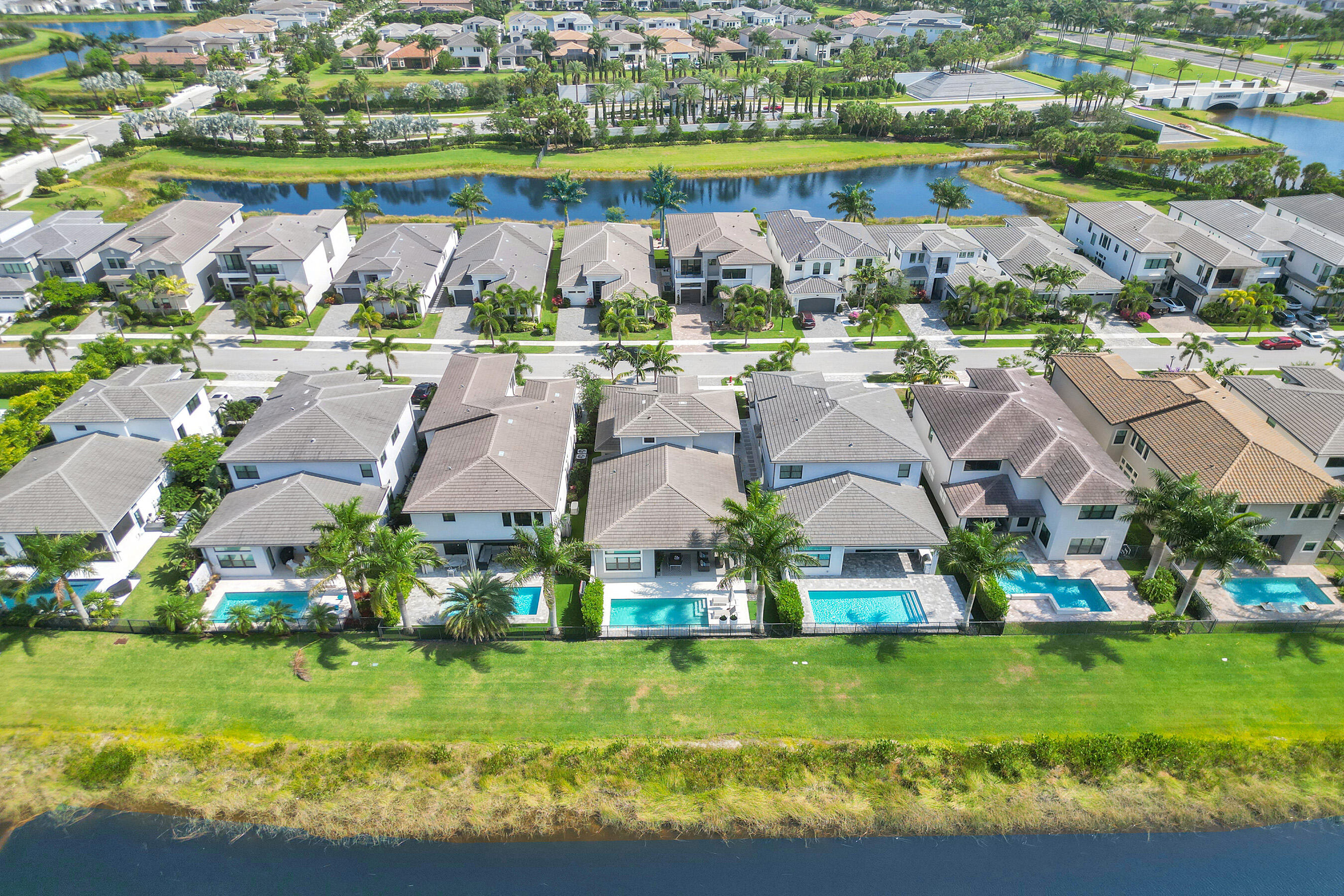 9052 Chauvet Way Boca Raton, FL 33496 - Photo 59 of 59 an aerial view of residential houses with outdoor space and parking