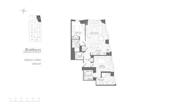 $2,879,750 | 240 Devonshire Street, Unit 4612, Boston, MA 02110