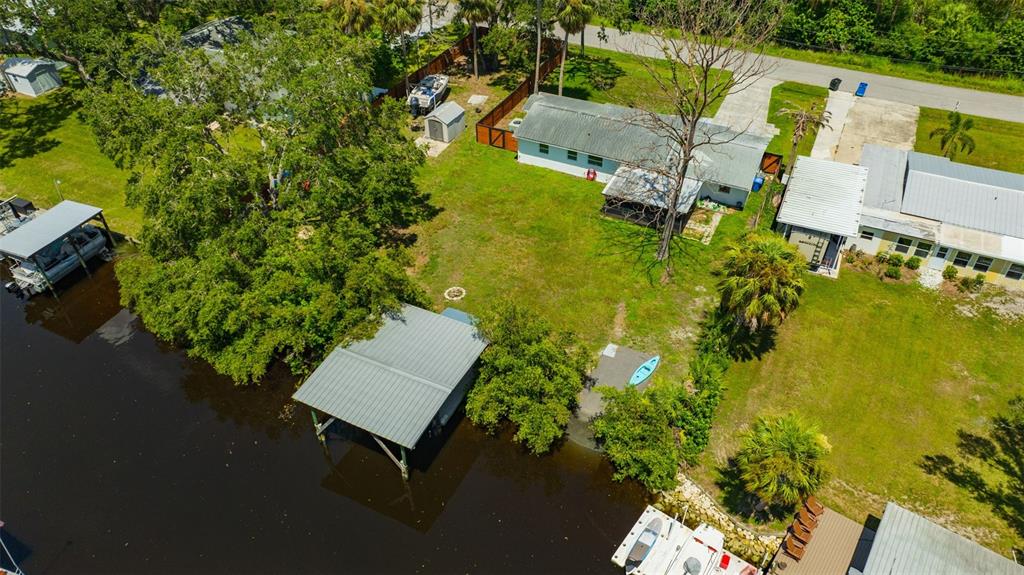 9935 River Drive Gibsonton, FL 33534 - Photo 28 of 29 an aerial view of residential house with swimming pool and outdoor space