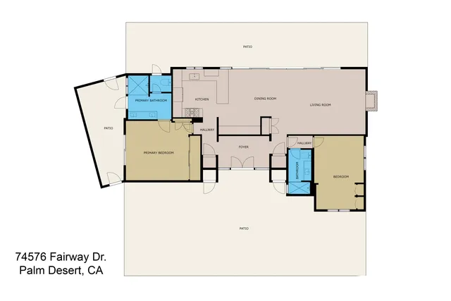 $785,000 | 74576 Fairway Drive, Palm Desert, CA 92260