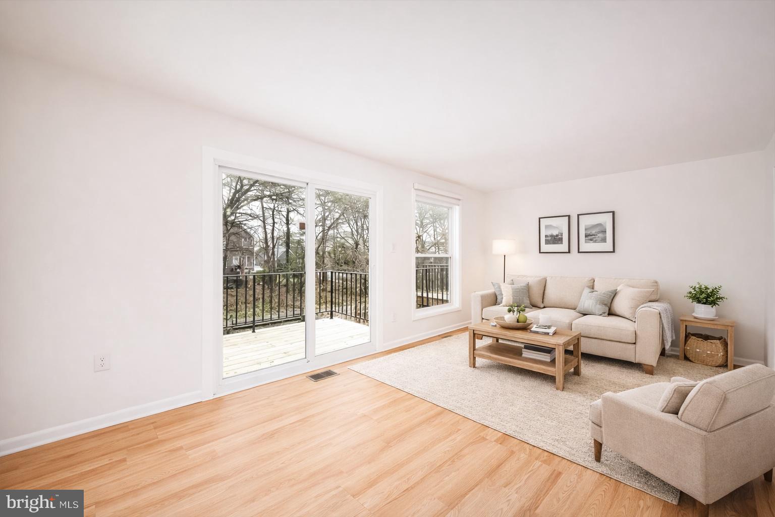 63 Timber Rock Road Gaithersburg, MD 20878 - Photo 12 of 51 Virtually Staged Living Room