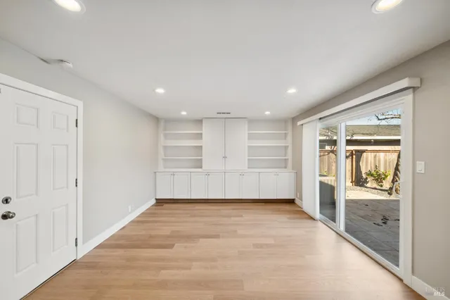 a view of an empty room