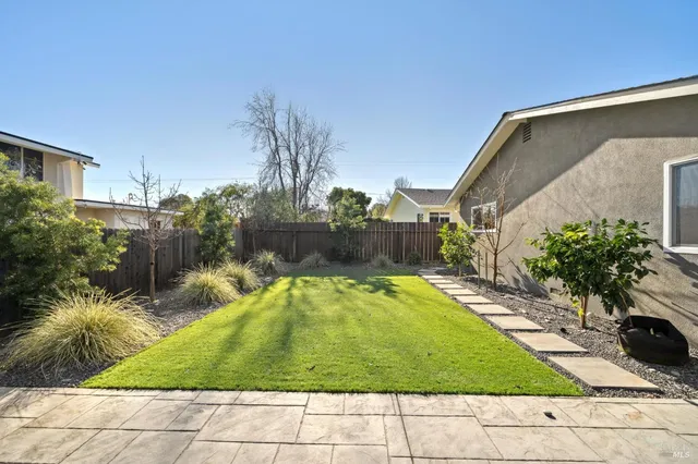 a front view of house with yard