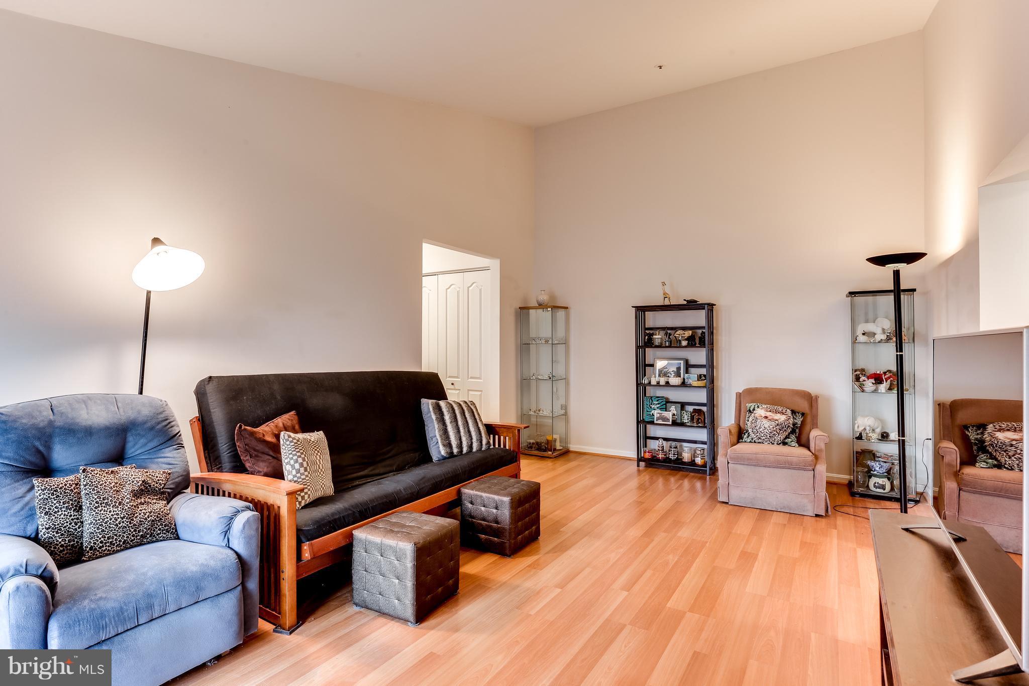 8513 Falls Run Road, Unit J Ellicott City, MD 21043 - Photo 13 of 30 Living Room- Vaulted Ceilings!