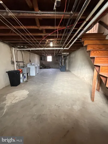 a view of storage and utility room