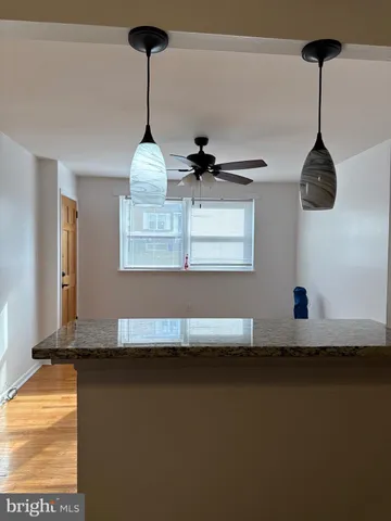 a view of a kitchen counter space