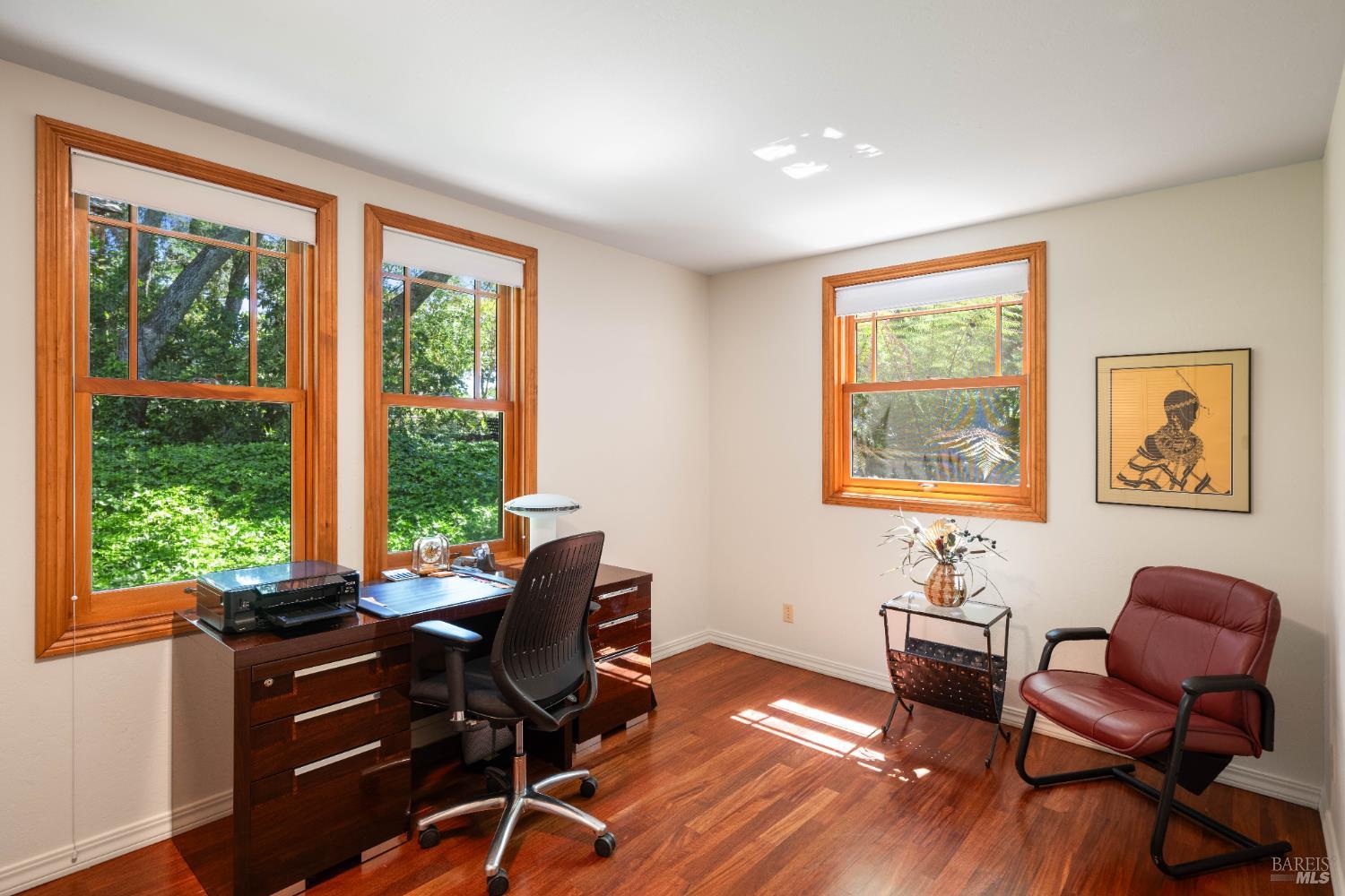 10601 Slattery Road Glen Ellen, CA 95442 - Photo 29 of 45 Another main floor guest bedroom currently used as an office.