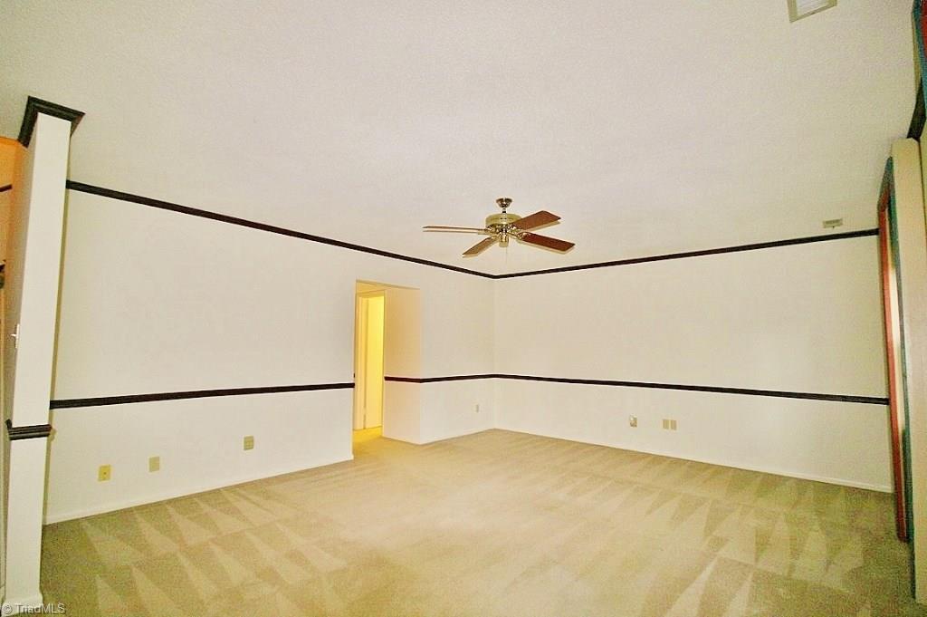5725 Bramblegate Road, Unit A Greensboro, NC 27409 - Photo 6 of 28 Large & open Living Room! View from entrance at front door into Living Room...
