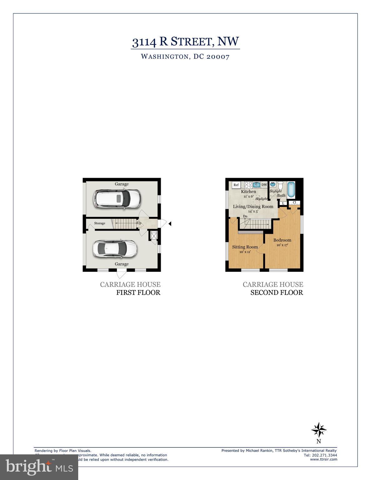 3114 R Street Northwest Washington, DC 20007 - Photo 17 of 17 Floor Plan