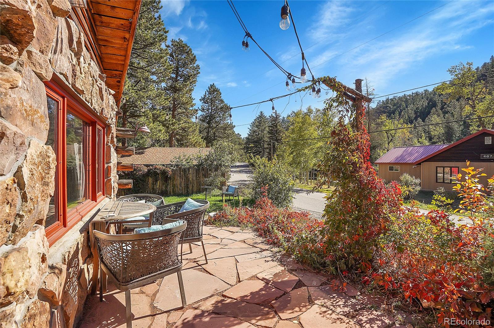 468 Riverside Drive Lyons, CO 80540 - Photo 33 of 50 a view of yard with patio