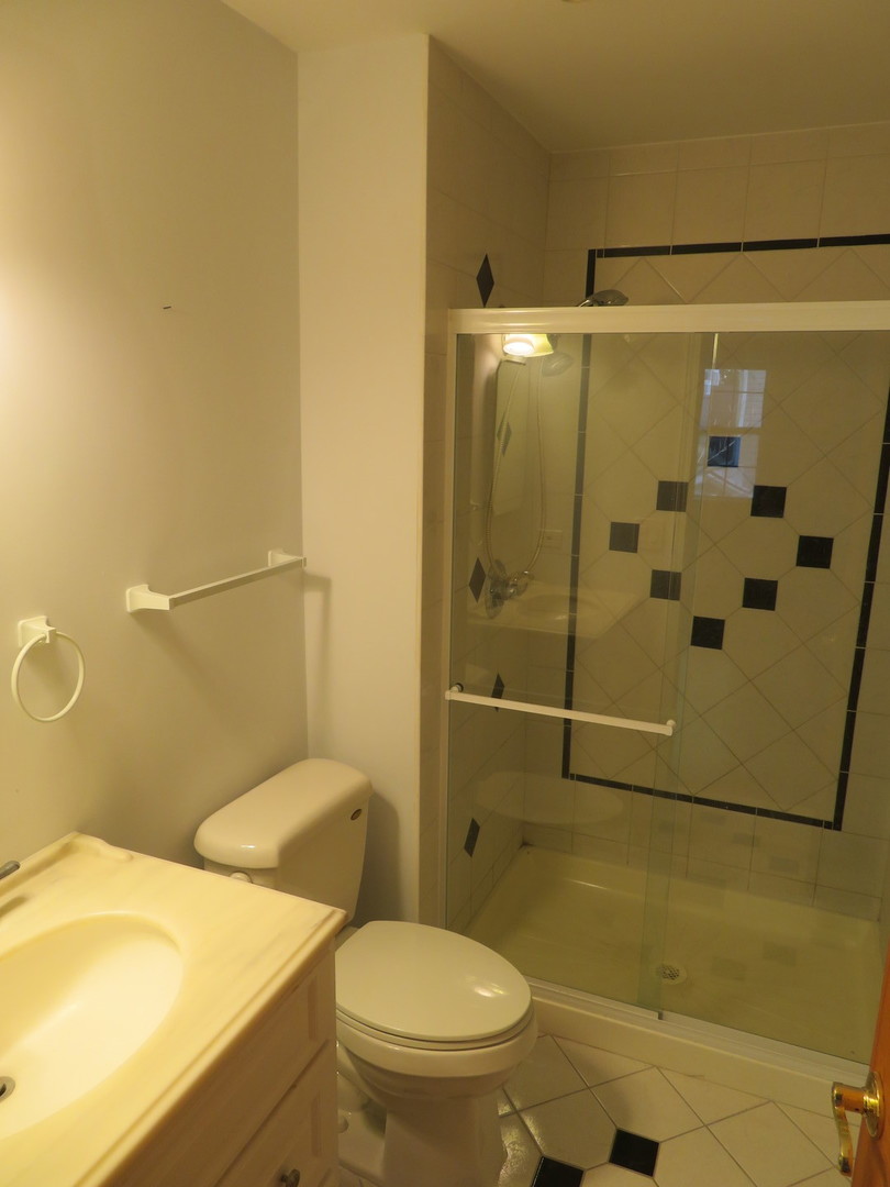 457 North Cambridge Drive, Unit 457 Palatine, IL 60067 - Photo 17 of 31 a bathroom with a shower toilet and sink