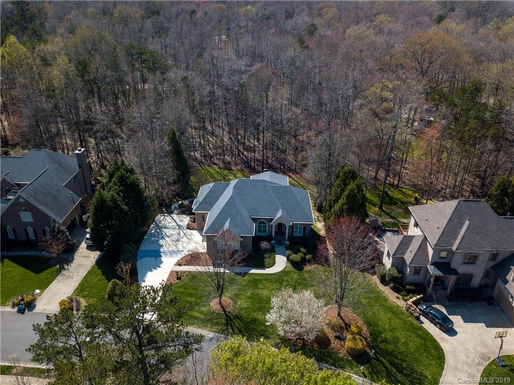 3116 Rhett Butler Place Charlotte, NC 28270 - Photo 18 of 18 an aerial view of a house with garden space and street view