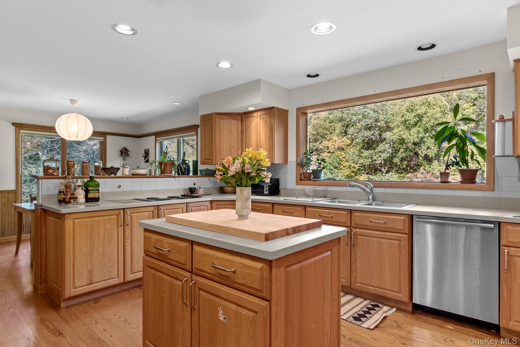 1009 Beaverkill Road Livingston Manor, NY 12758 - Photo 8 of 19 a kitchen with a sink and large window