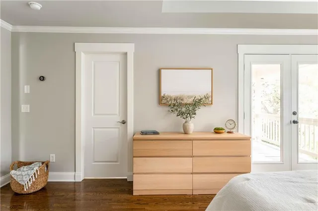 a bathroom with a granite countertop sink a mirror and a