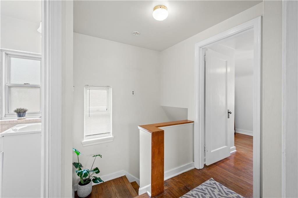 370 Vanadium Road Pittsburgh, PA 15243 - Photo 11 of 24 a view of hallway with wooden floor