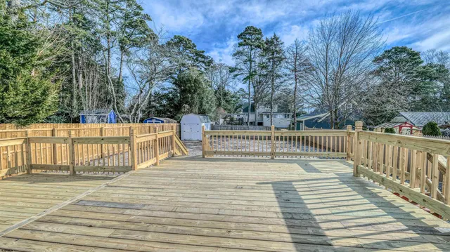 a view of wooden fence