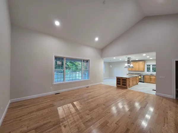 a view of livingroom with furniture and window