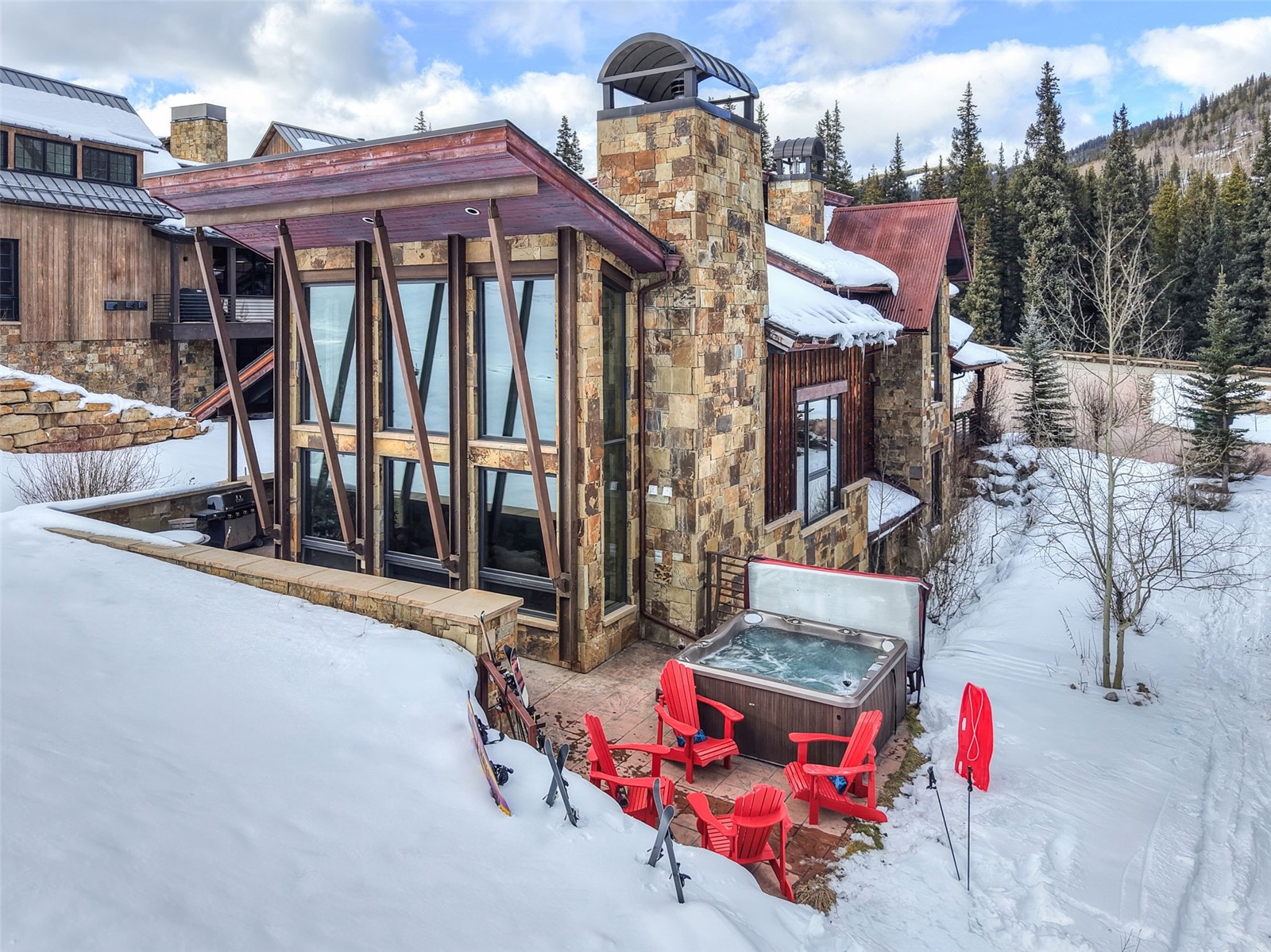 560 Beeler Place Frisco, CO 80443 - Photo 2 of 40 a building outdoor space with patio furniture