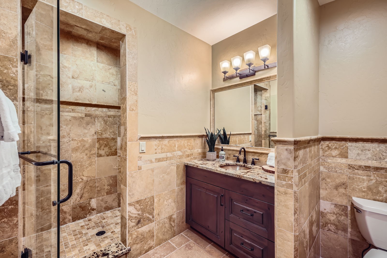 560 Beeler Place Frisco, CO 80443 - Photo 23 of 40 a bathroom with a double vanity sink mirror and double