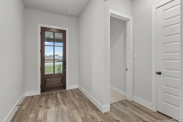 wooden floor in an empty room