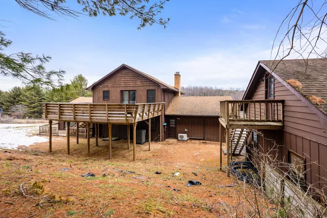 a view of a lake from a balcony
