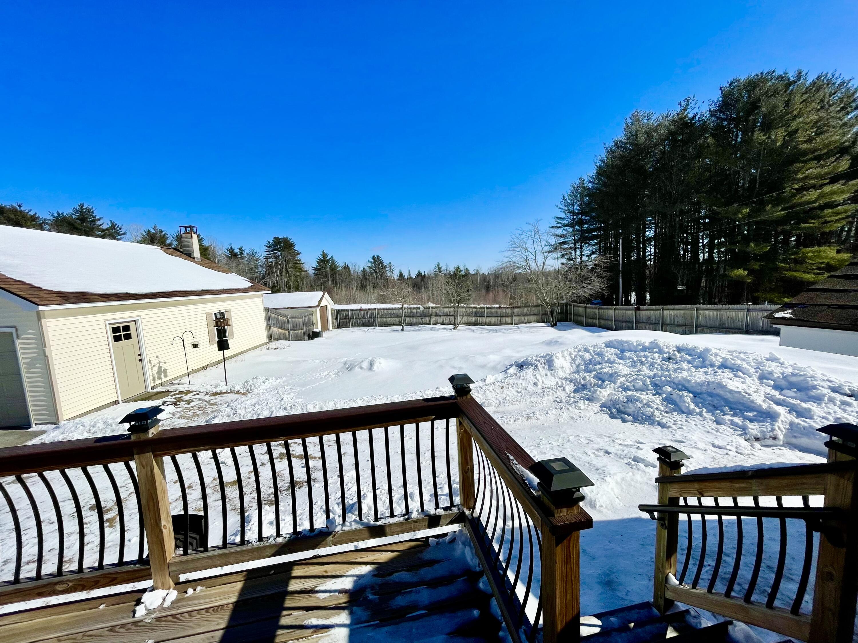 4883 Bennoch Road Lagrange, ME 04453 - Photo 124 of 139 Solar Lights on Deck & Fenced Yard