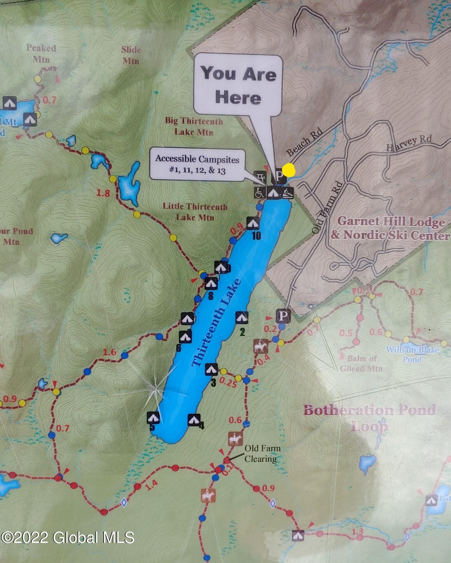 113 Beach Road Johnsburg, NY 12856 - Photo 7 of 9 Map of 113 Beach Rd