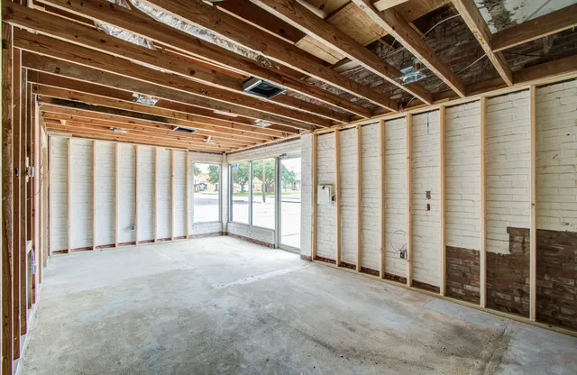 a view of a room with balcony
