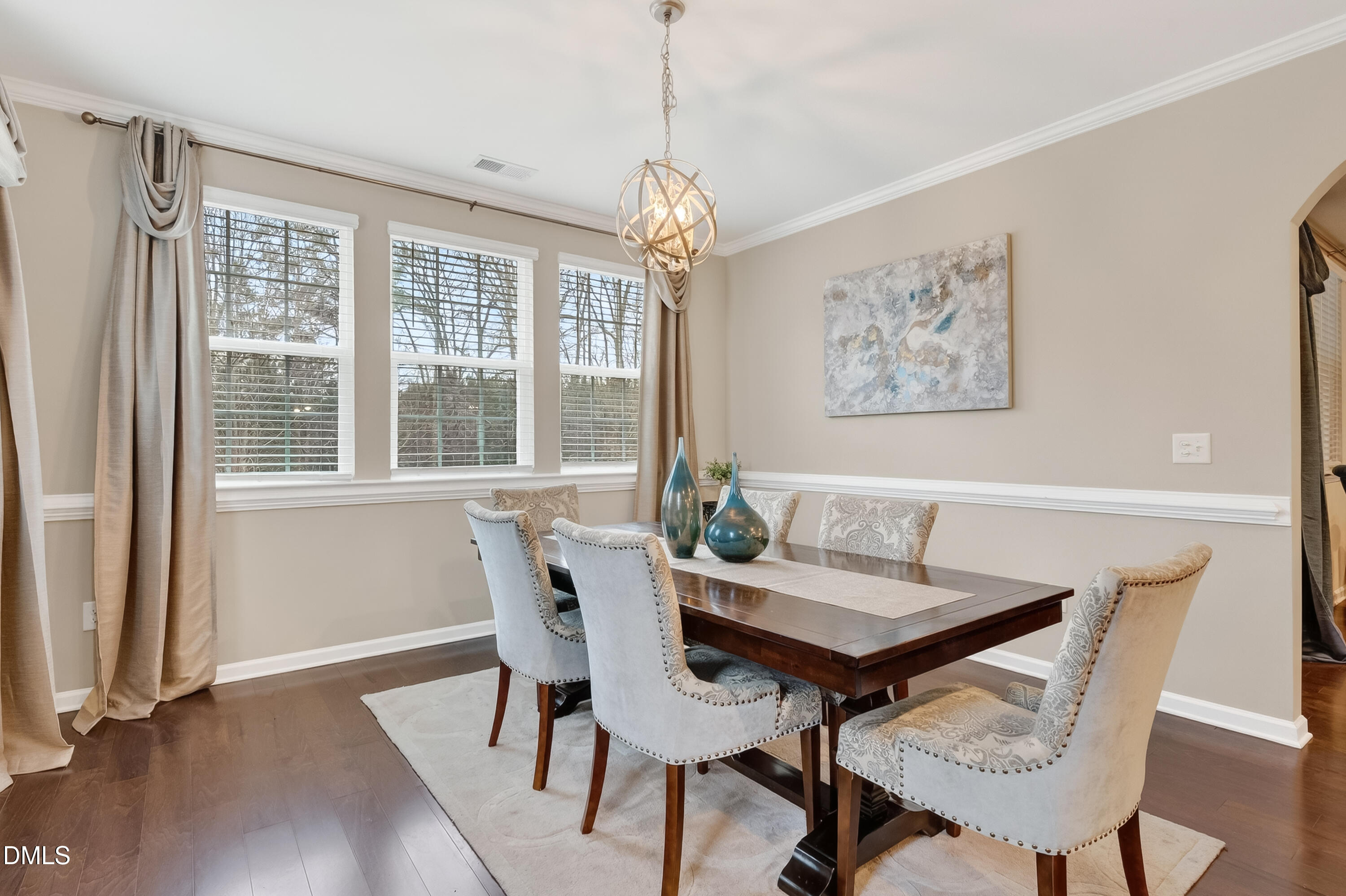 532 Cristobal Street Rolesville, NC 27571 - Photo 13 of 48 a view of a dining room with furniture window and outside view