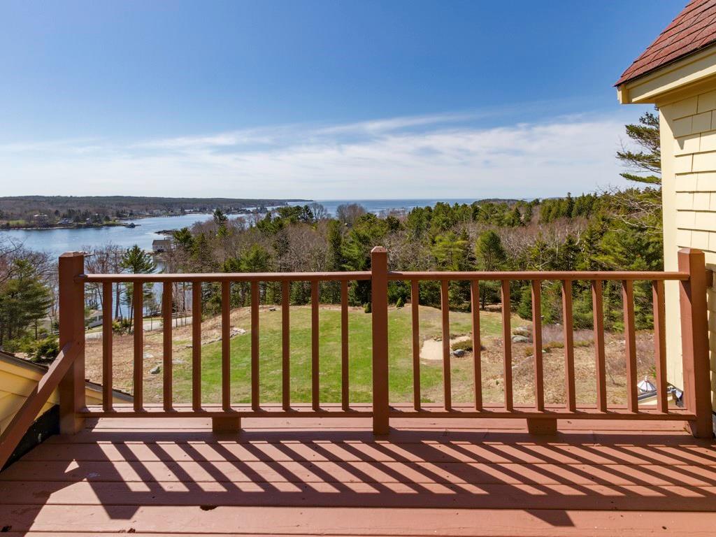 419 Pemaquid Harbor Road Pemaquid, ME 04558 - Photo 32 of 34 Balcony with gorgeous water views