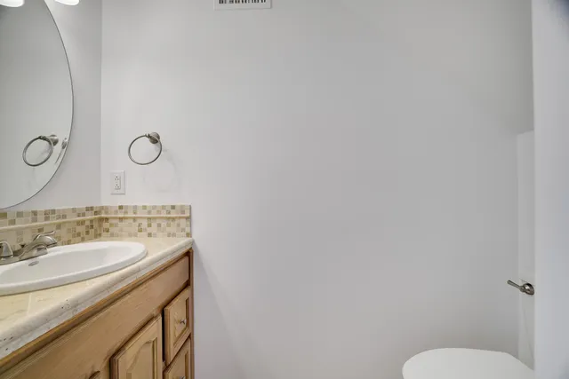 a view of a lake with mountains in the background