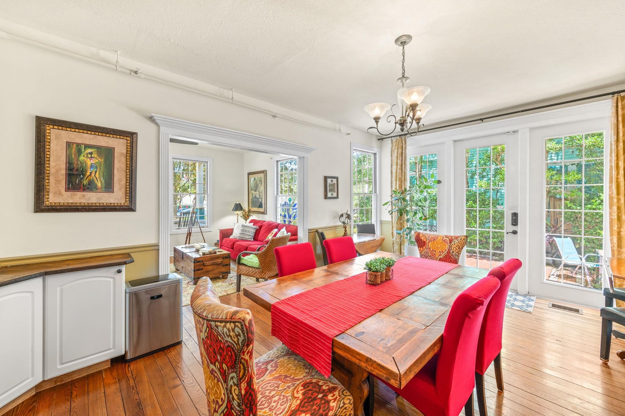 89 Cedar Street St. Augustine, FL 32084 - Photo 14 of 100 a view of a dining room with furniture window and wooden floor