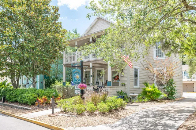 front view of a house with a small yard