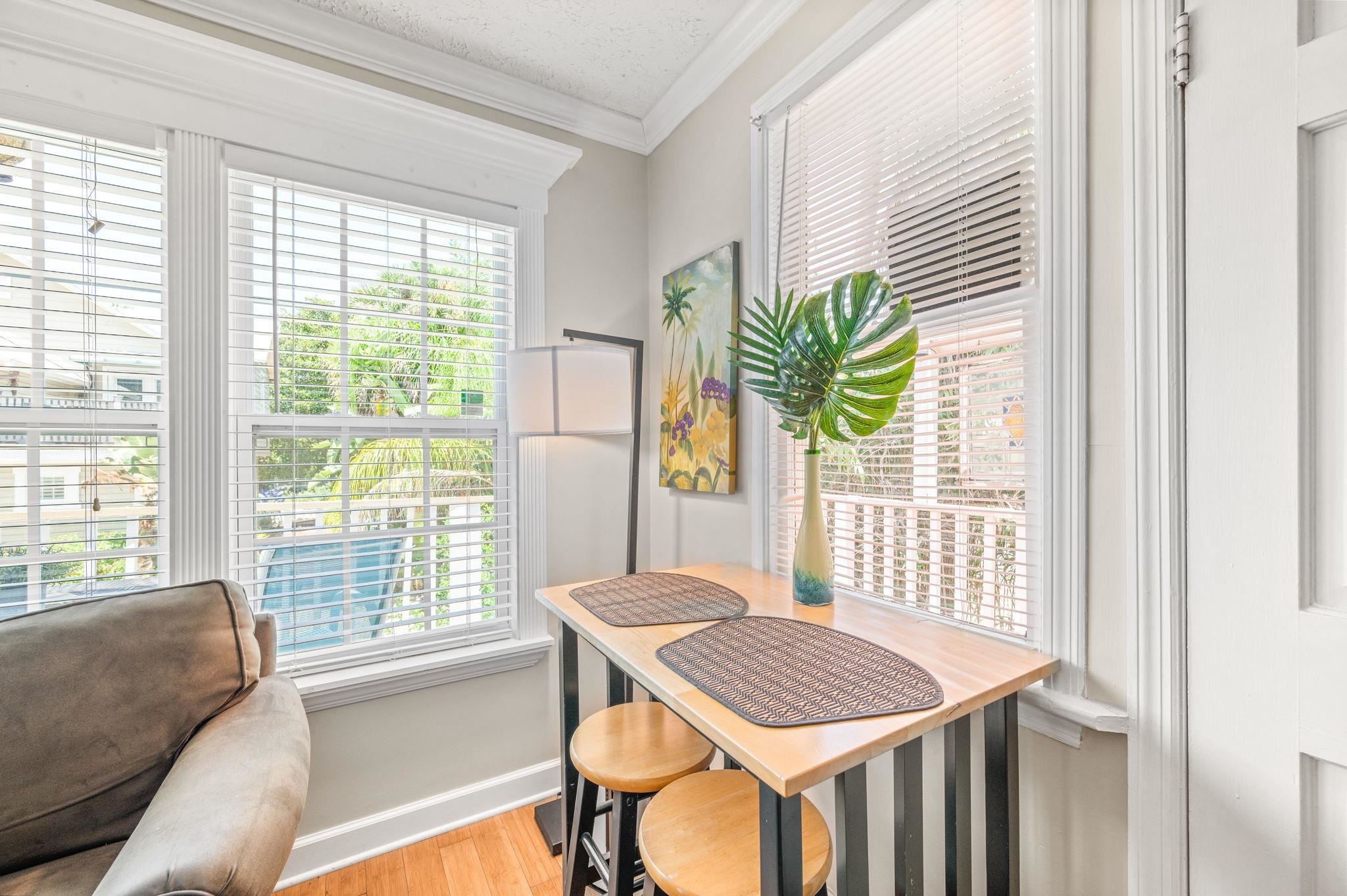 89 Cedar Street St. Augustine, FL 32084 - Photo 70 of 100 a view of a dining room with furniture window and outside view