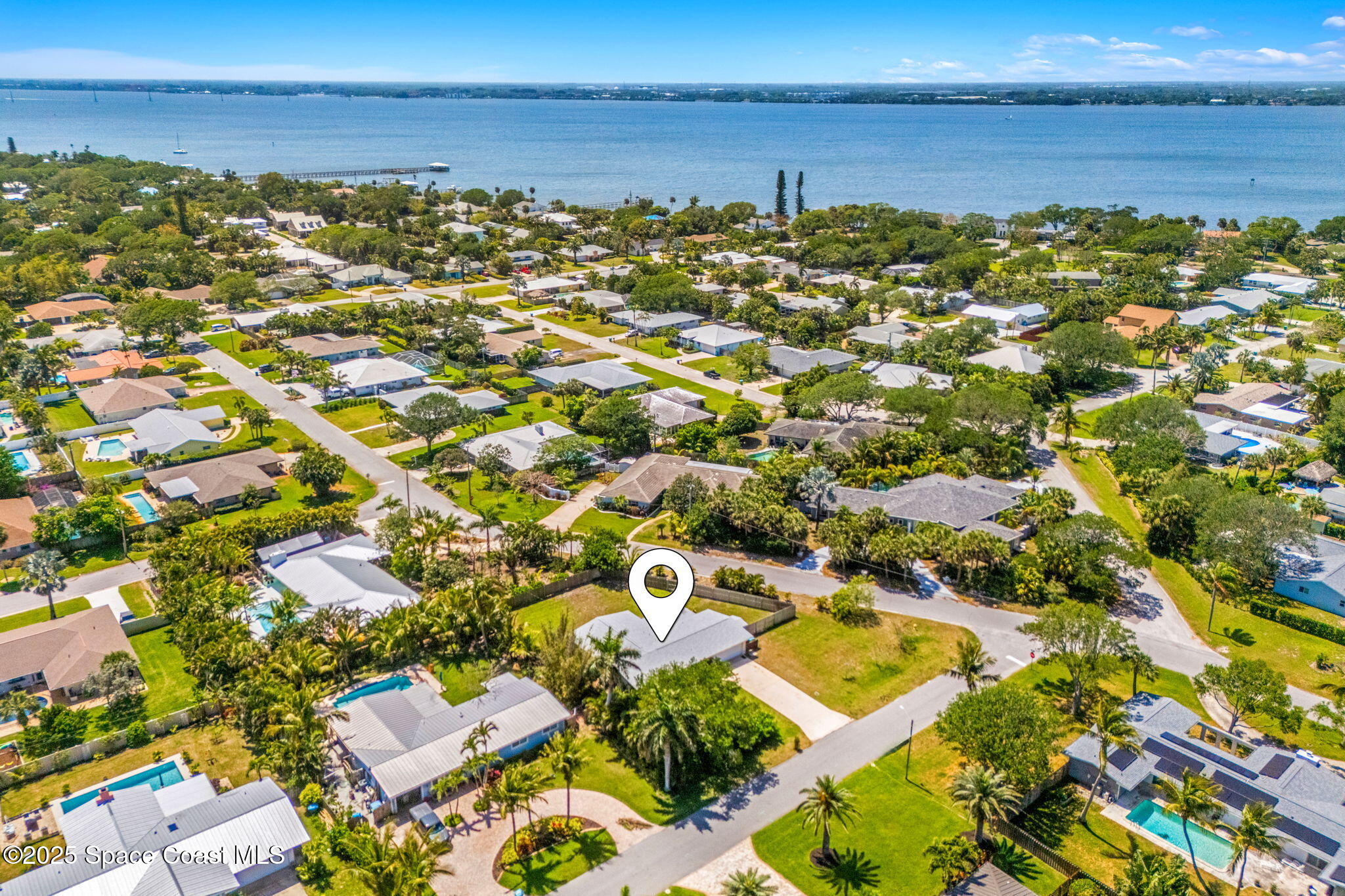 411 Poinsettia Road Melbourne Beach, FL 32951 - Photo 2 of 78 a view of city and ocean