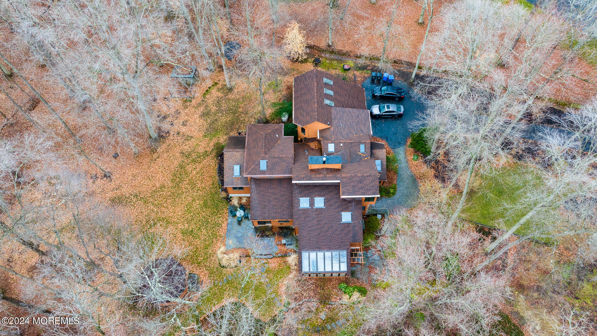 10 Ginger Road Chesterfield, NJ 08515 - Photo 3 of 57 an aerial view of a house with outdoor space and a large tree
