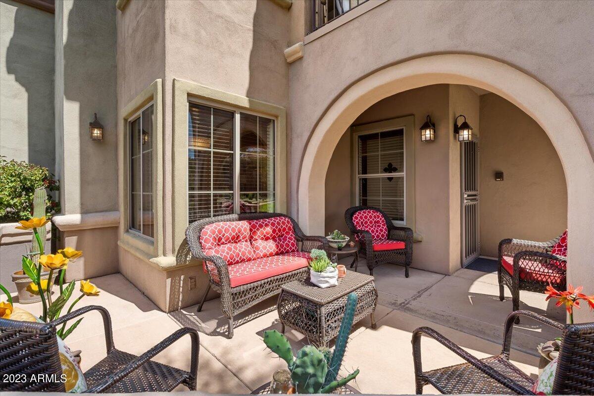 3935 East Rough Rider Road, Unit 1357 Phoenix, AZ 85050 - Photo 1 of 40 Front Patio