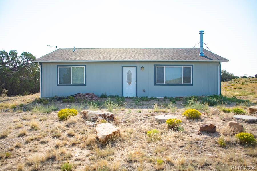 a backyard of a house