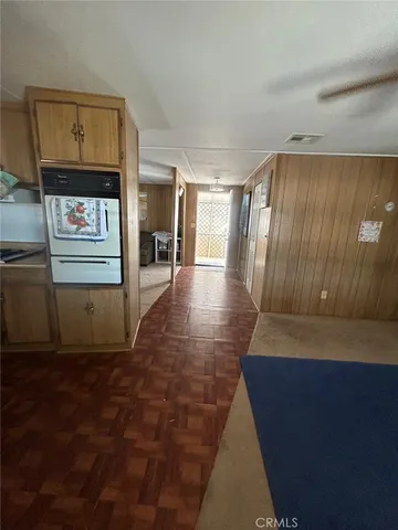 a view of hallway with stairs